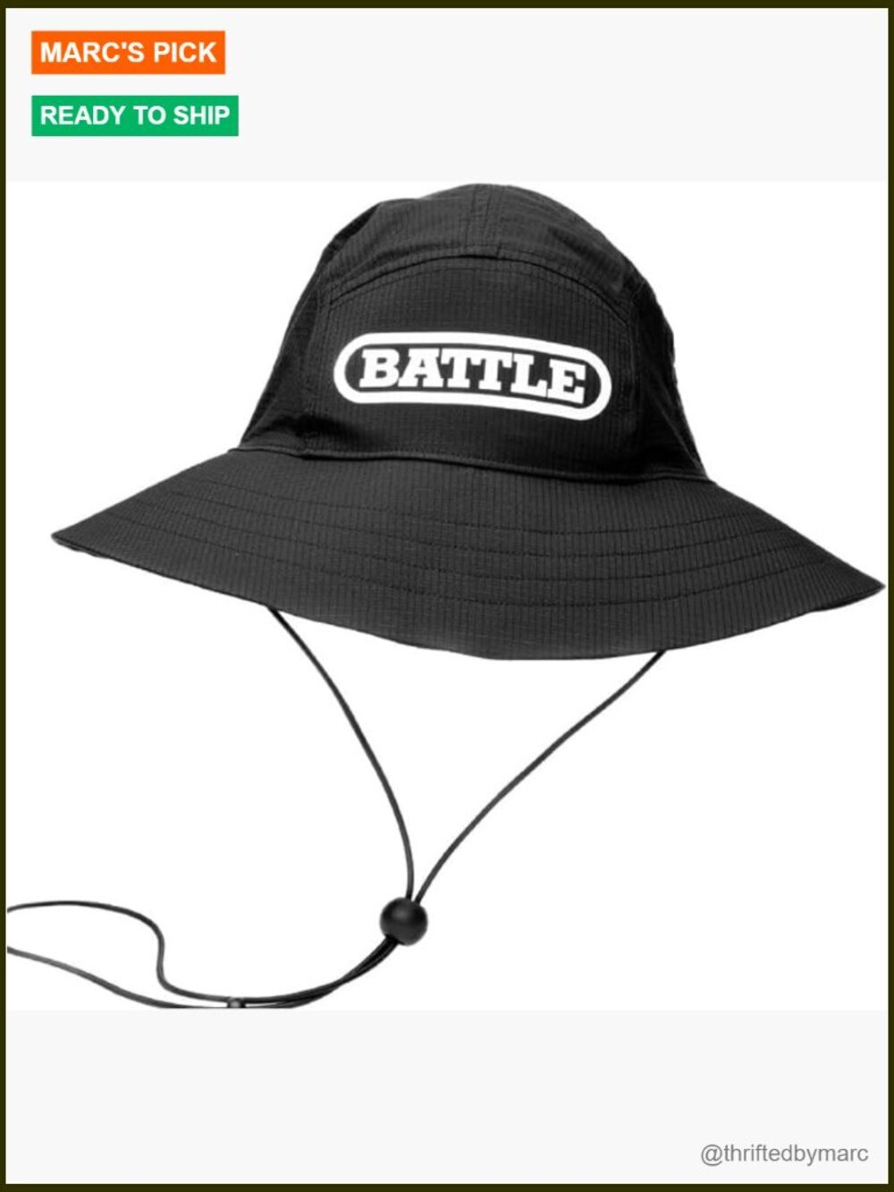 Lightweight UV Protection Bucket Hat with Adjustable Drawstring